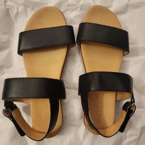 Nisolo black sandals, 8.5US